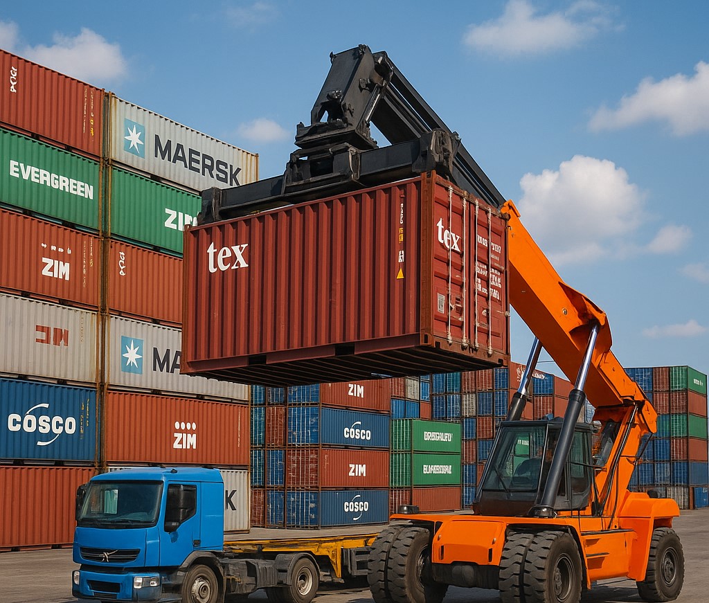 Container loading in Mersin